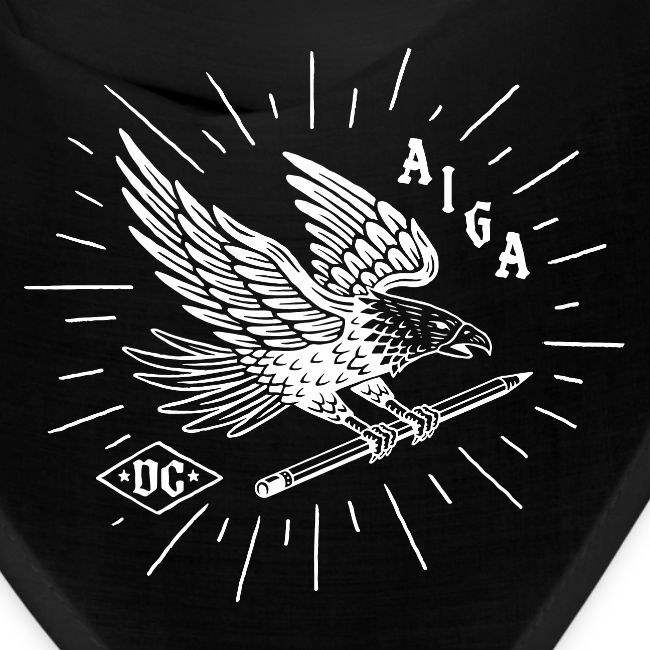 Fly Like an AIGA DC Eagle (white)
