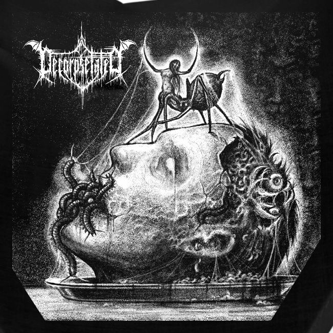 Decorpsetated - Human Words album cover, white