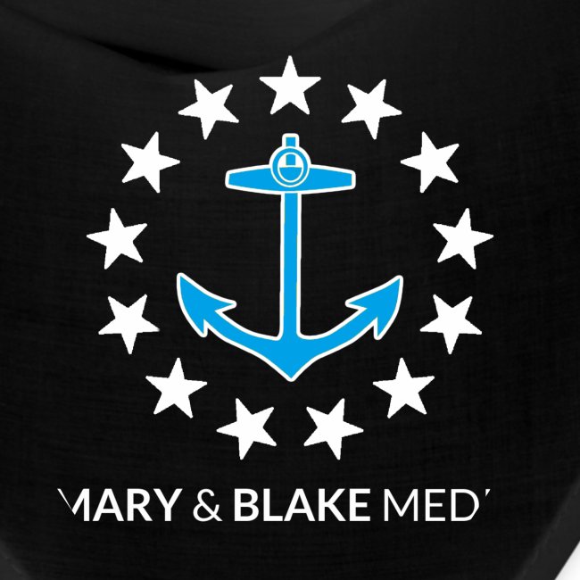 M B Logo White Stars Branded