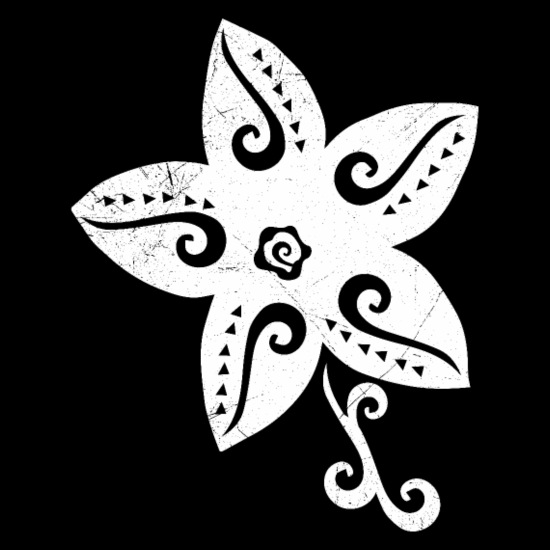 Maori New Zealand Harebell Flower Tribal Tattoo' Bandana | Spreadshirt