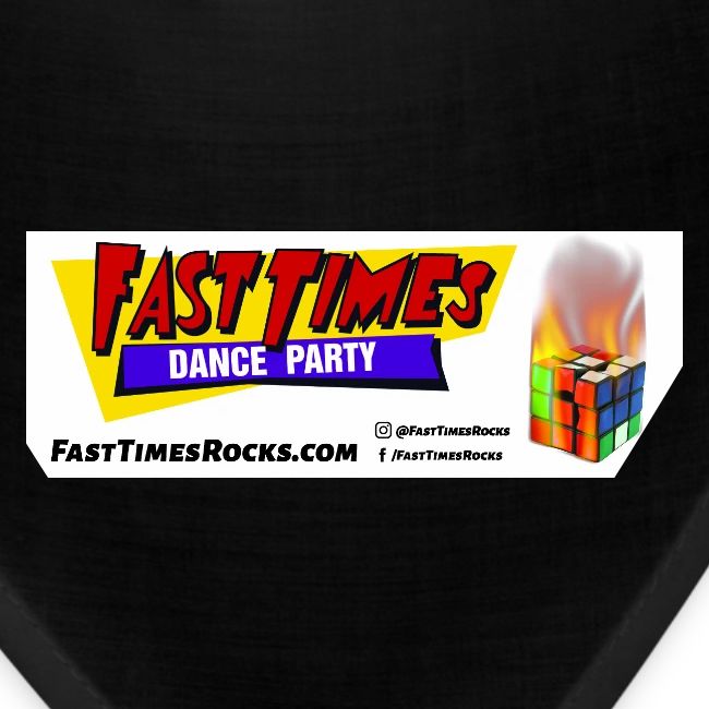 Fast Times Logo with Burning Cube