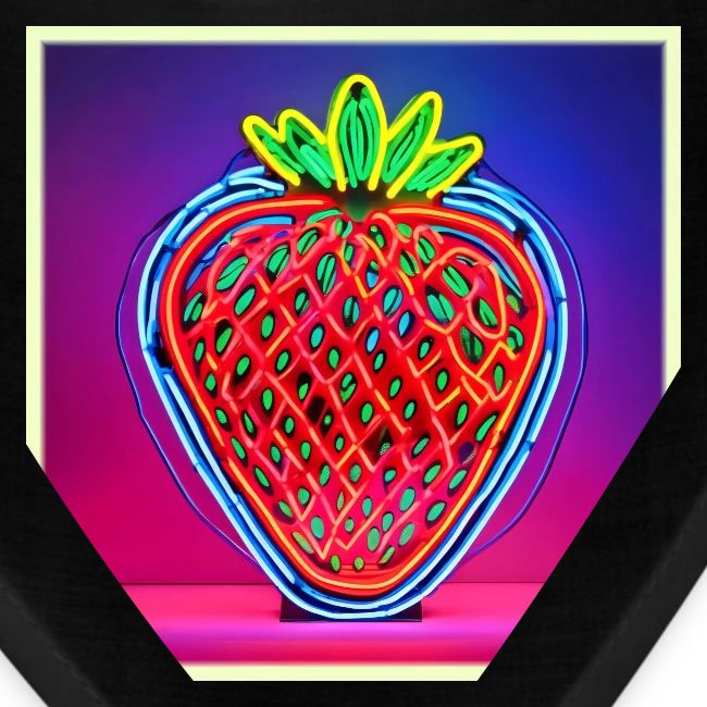 Vibrant Strawberry Neon Sign