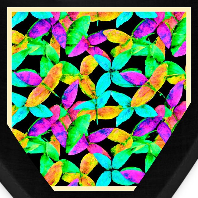 Neonscape Leaf Pattern