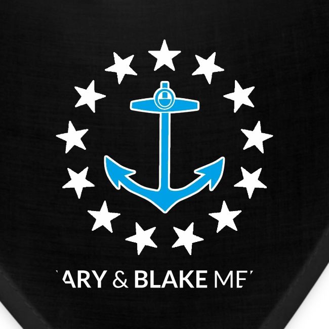 M B Logo White Stars Branded