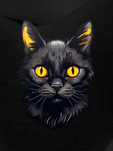 Black Cat face