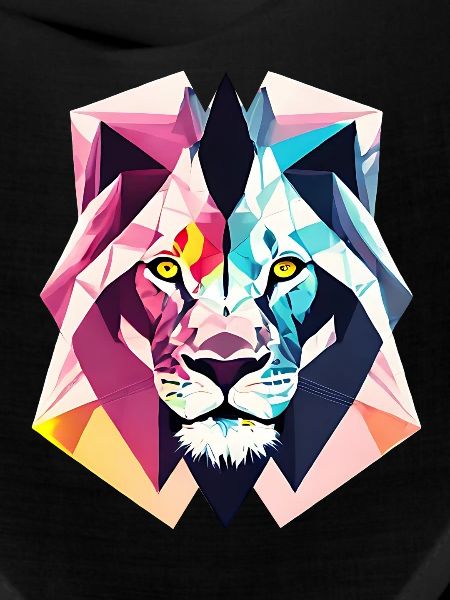 Polygon lion