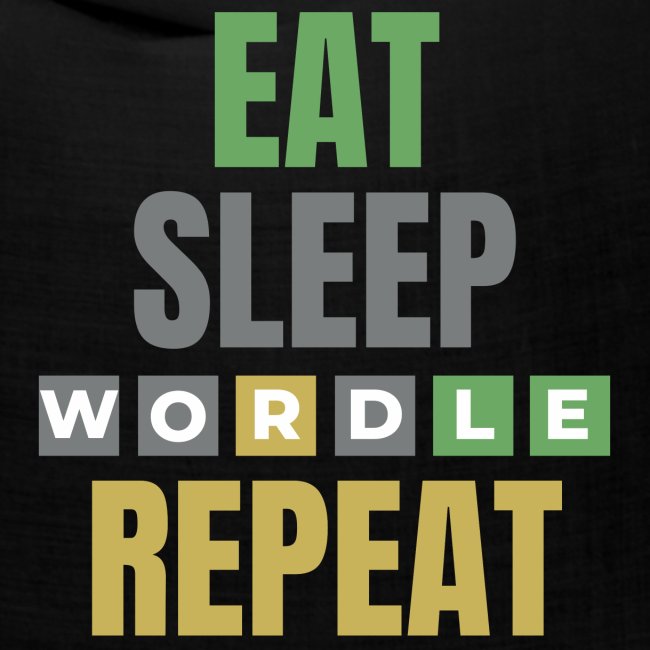 Eat Sleep WORDLE Repeat | Wordle Lover Gift Ideas