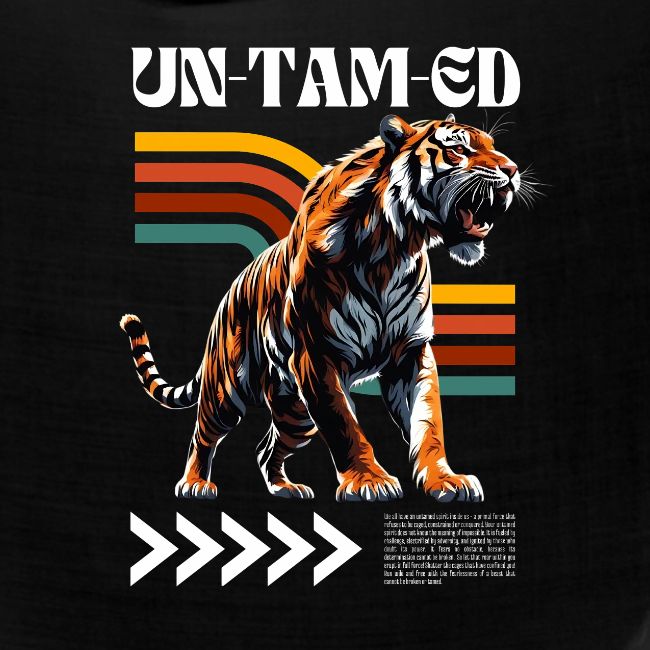 Unleash Your Wild Side: Fierce Tiger Print Design