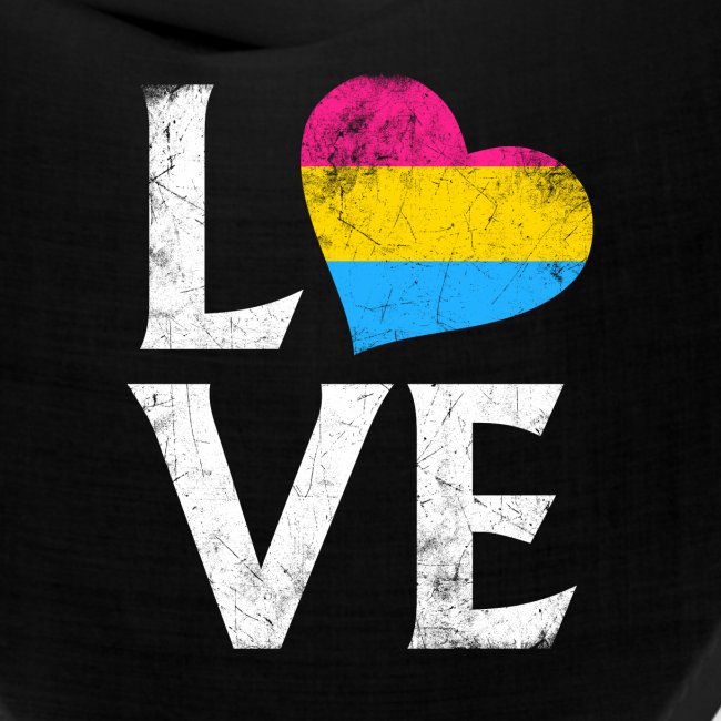 Pansexual Pride Stacked Love