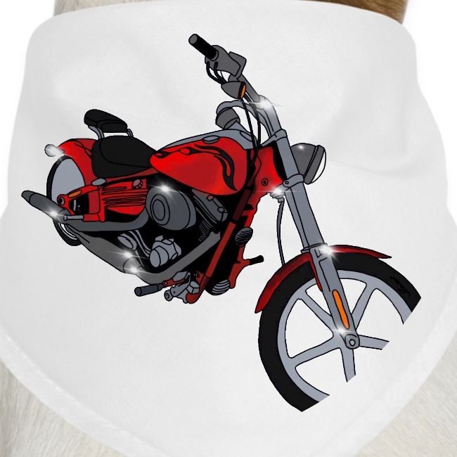 Motorcycle red