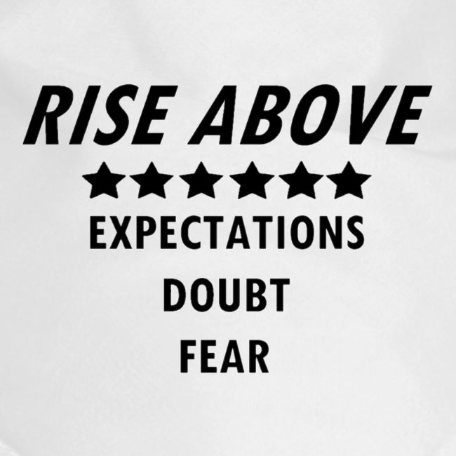 Rise Above (Black font)