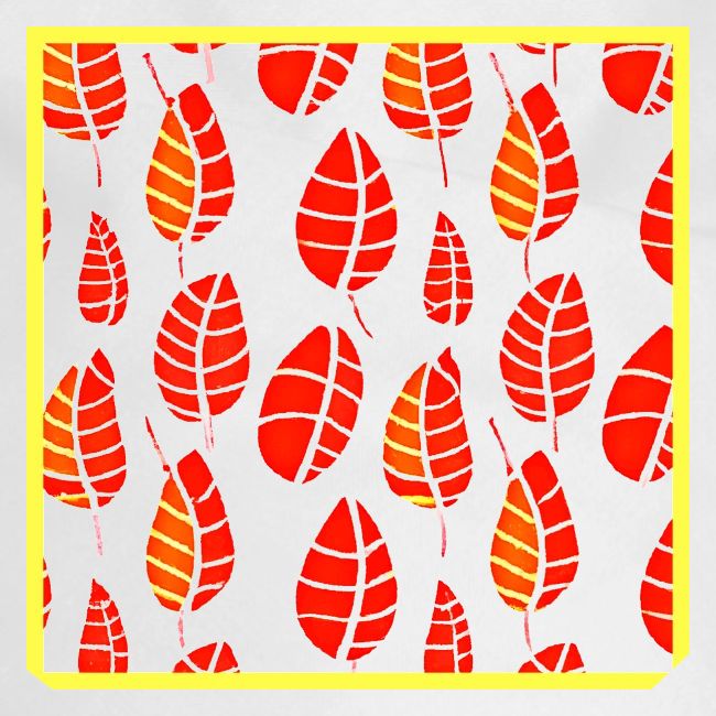 Elegant Leaf Art Neon Aesthetics