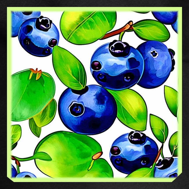 Fresh Blueberry Art