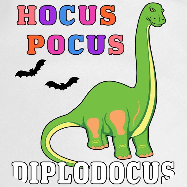 Hocus Pocus Diplodocus Prehistoric Dinosaur Bat.