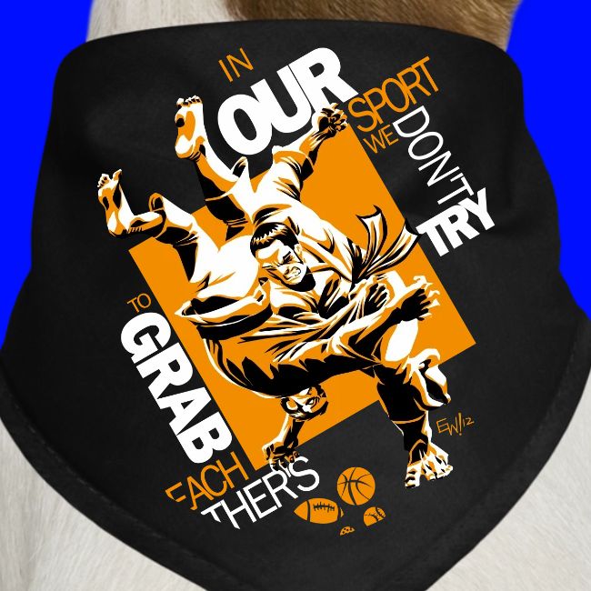 Judo Shirt BJJ Shirt Grab Design for dark shirts