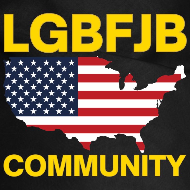 LGB FJB Community USA Map Flag