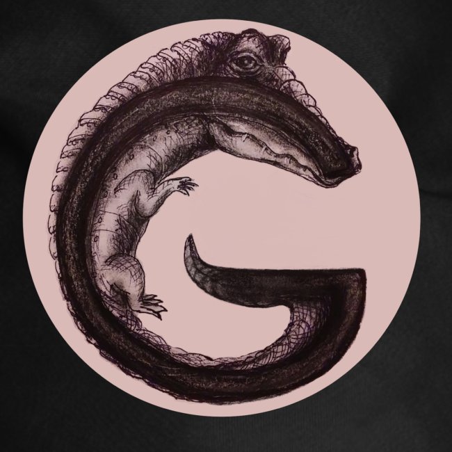 Gator G in circle