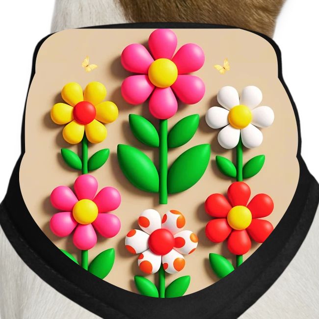 3D Flowers and Butterflies in Amber, Floral Design