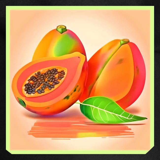 Sliced Papaya Freshness