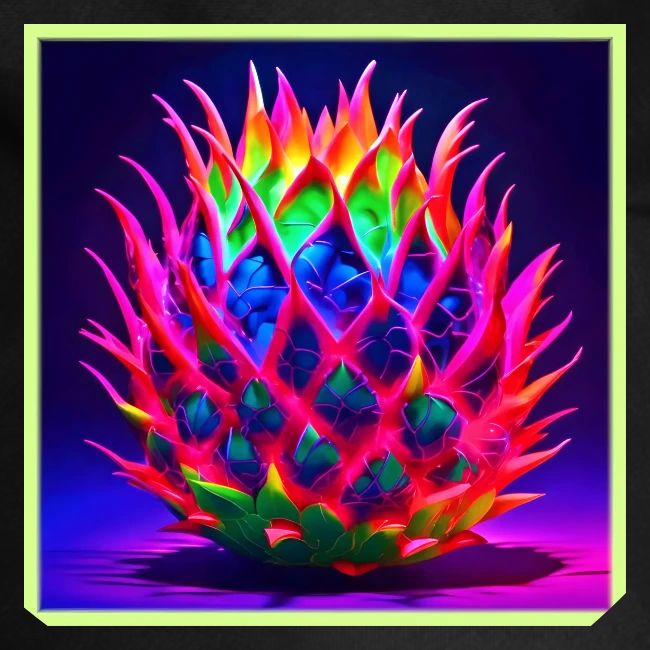 Electric Neon Dragon Fruit