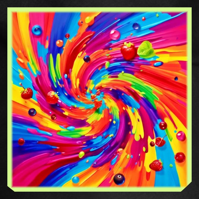 Colorful Fruit Vortex