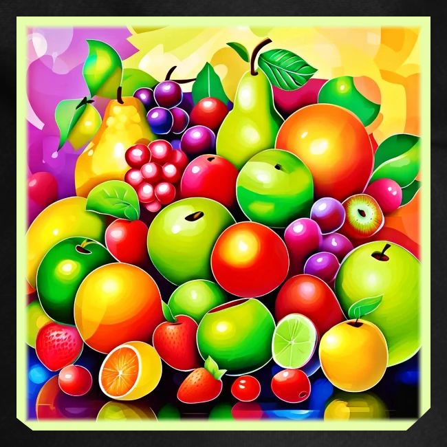 Vibrant Fruit Medley Art