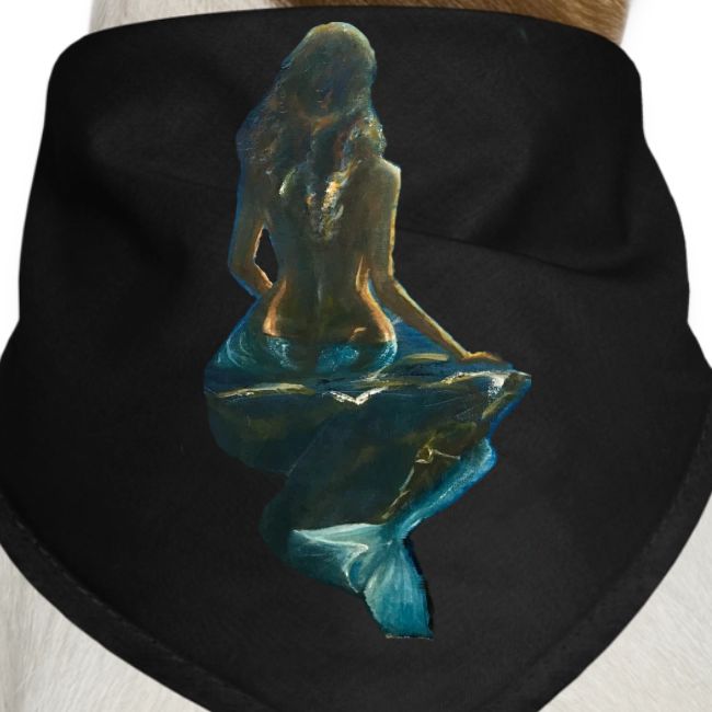 Midnight Mermaid on a rock