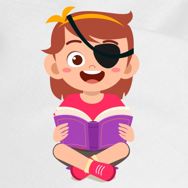 Little girl with eye patch