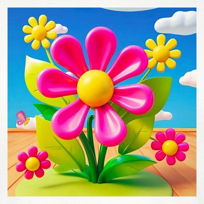 Pink Floral Peace | Sky & Nature Design