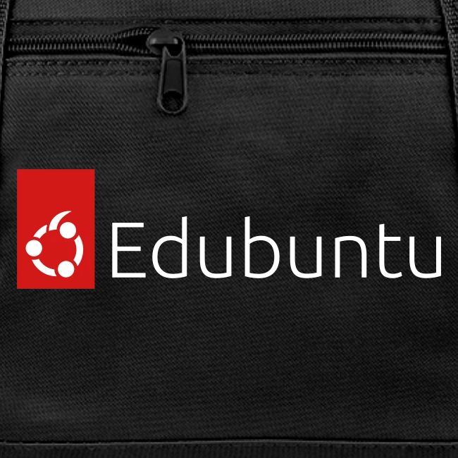 Edubuntu Logo 2023 - White