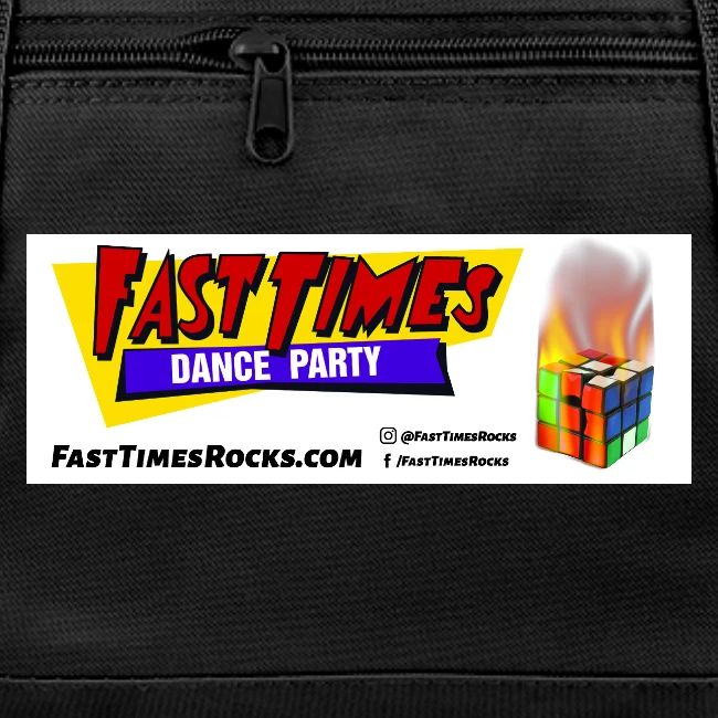 Fast Times Logo with Burning Cube