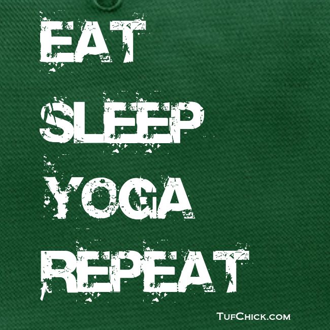 Eat Sleep Yoga Repeat - wb - TC