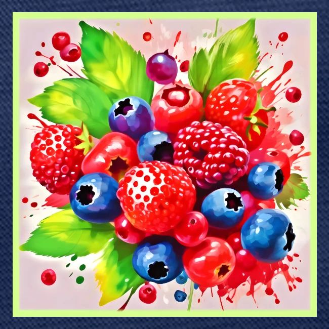 Summer Berry Splash Design