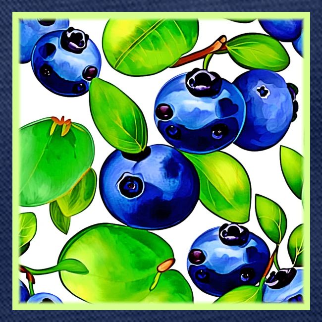 Fresh Blueberry Art