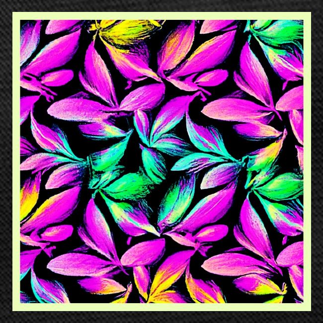 Vibrant Floral Repeat Design