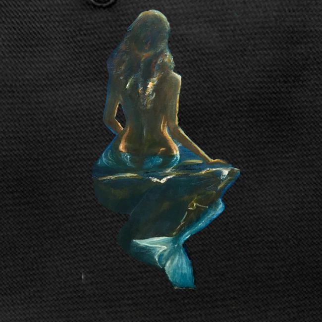 Midnight Mermaid on a rock