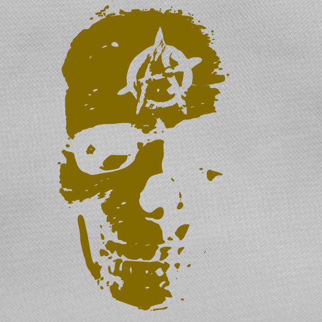 Anarchy Skull Gold Grunge Splatter Dots Gift Ideas
