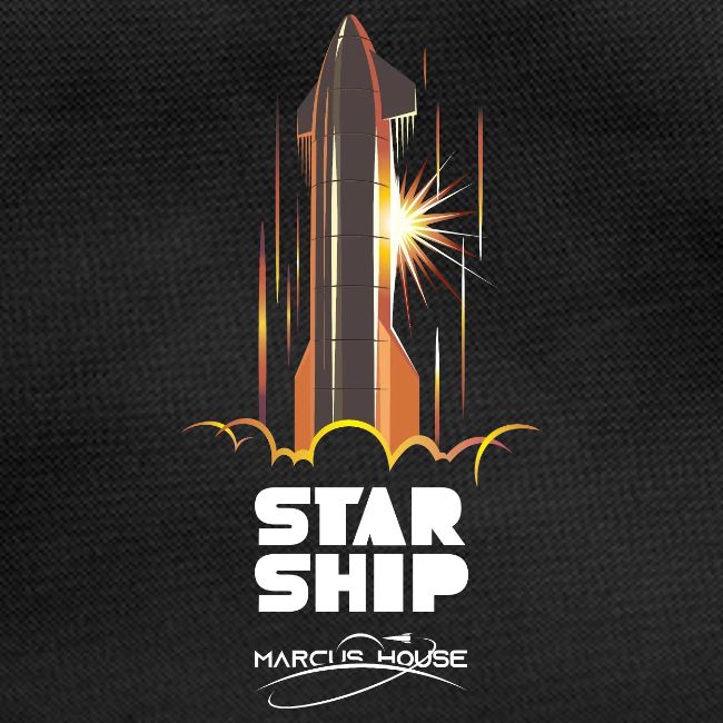 Star Ship Mars - Dark - With Logo