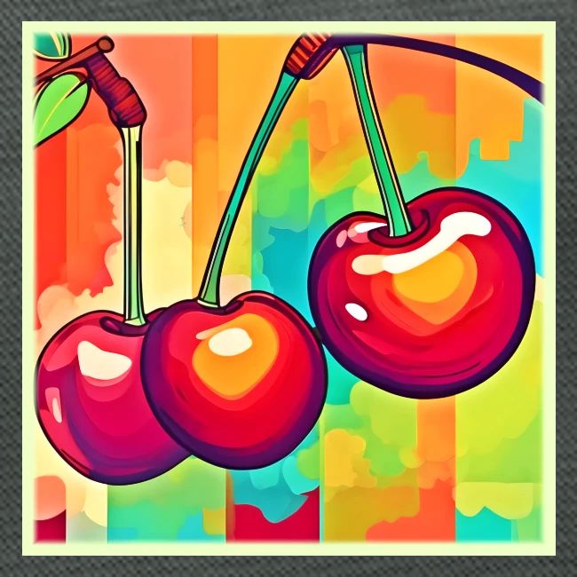 Vibrant Cherry Art