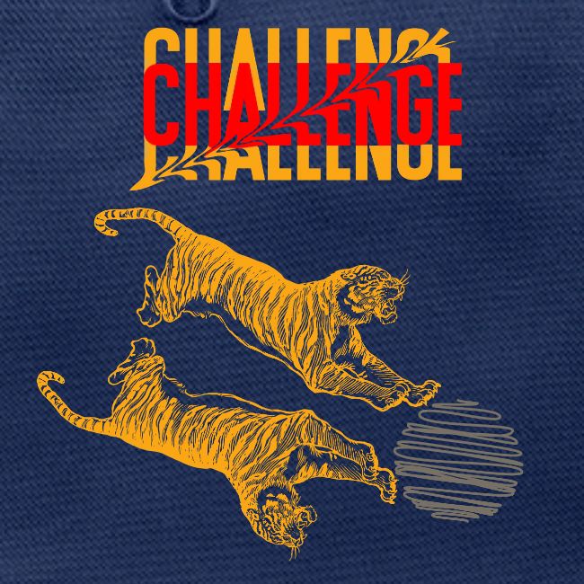 Double tiger fashion, jungle feline animals.