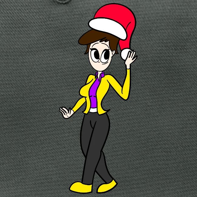 Dersy Wearing a Santa Hat