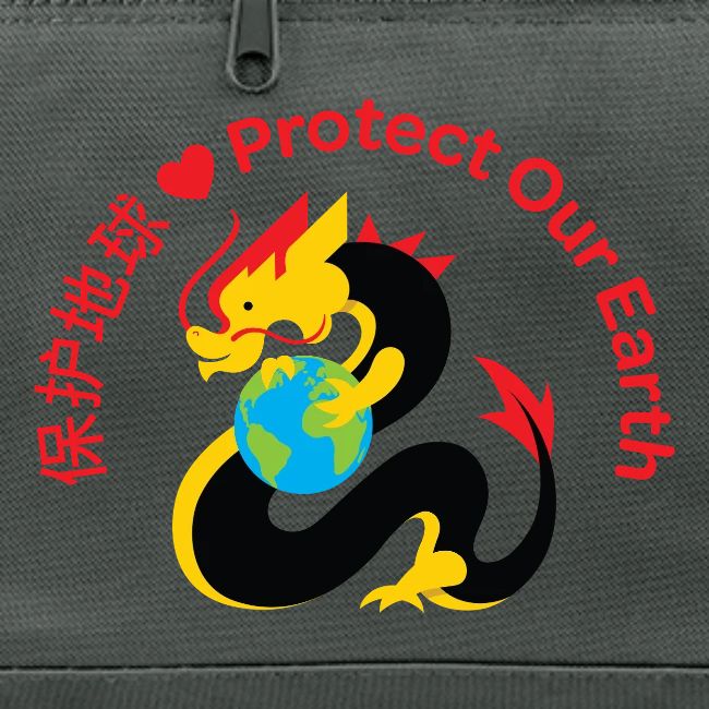 Kindness Dragon with Earth - Red