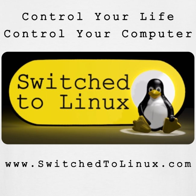 Switched to Linux Logo with Black Text