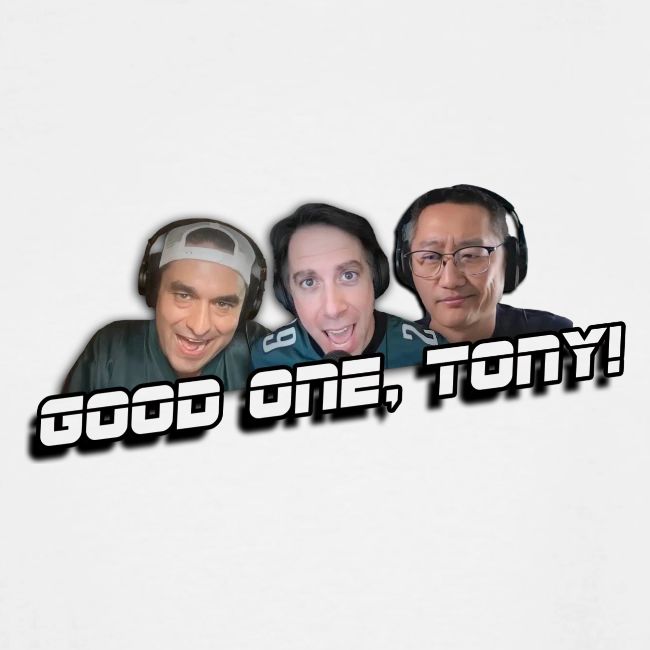 GOOD ONE, TONY! (with Fusco Show back)