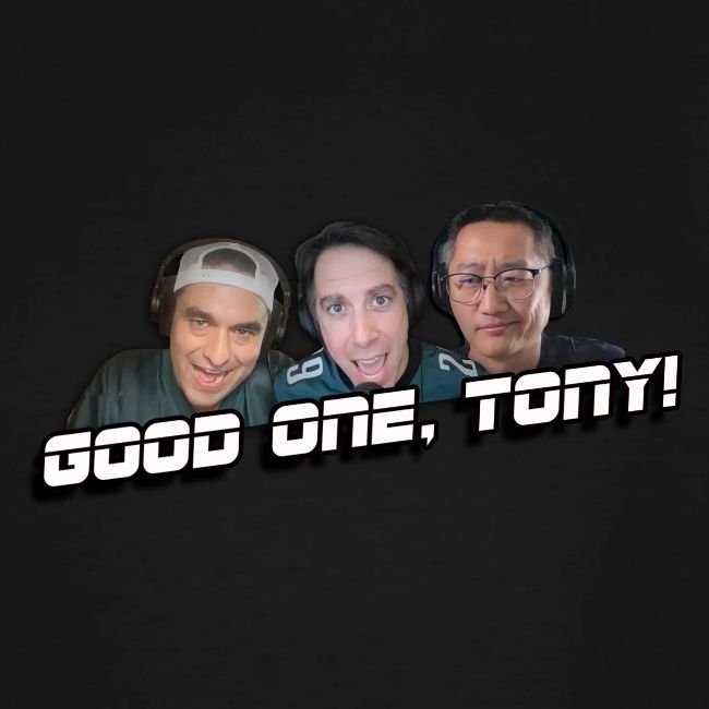 GOOD ONE, TONY! (with Fusco Show back)