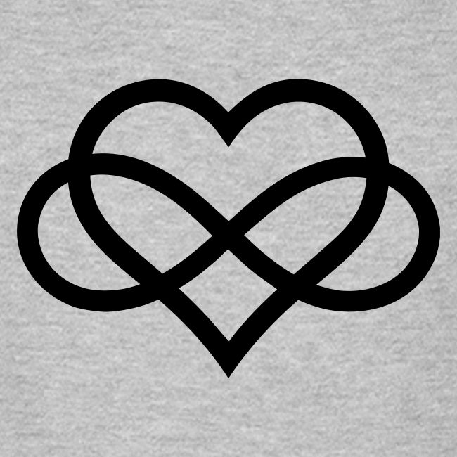 Infinity Heart (black)