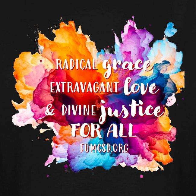 Grace Love Justice Color Splash