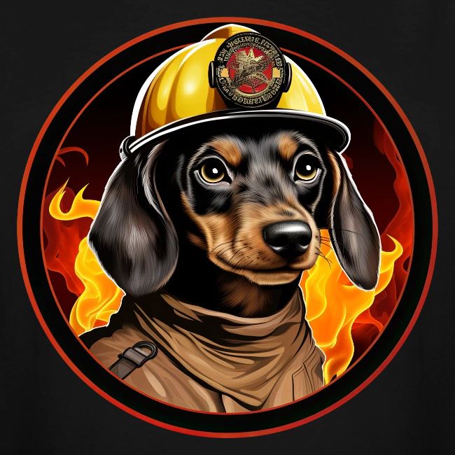 Firefighter Dachshund