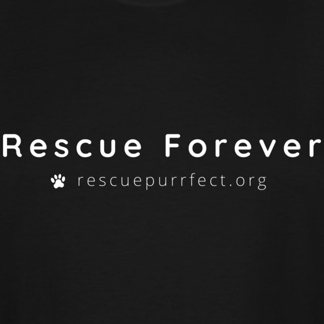 Rescue Purrfect Basic Logo White