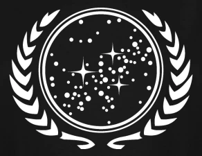 Star Trek Federation Logo Magnet – Vinyl Car Refrigerator Locker Decal | 5.5 Inch Circle